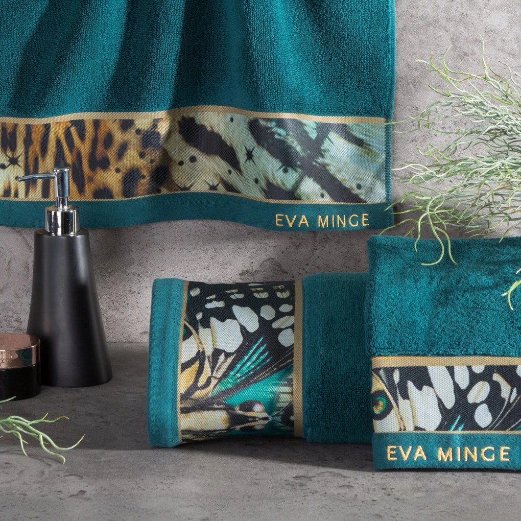 FROTÉ UTERÁK EVA MINGE15 70X140 CM ČIERNA