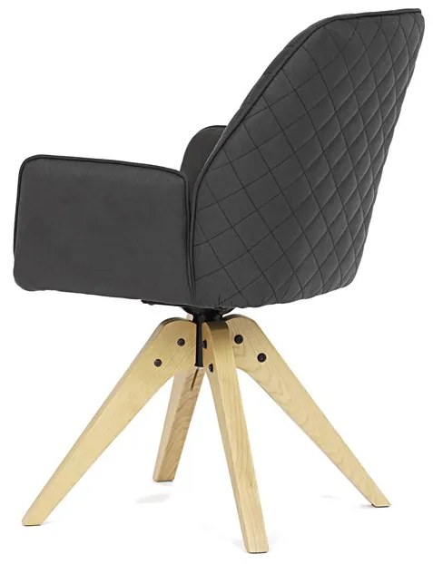 Autronic BONTEC Jedálenská stolička, čierna, látka, HC-539 BK3 Farba: Čierna