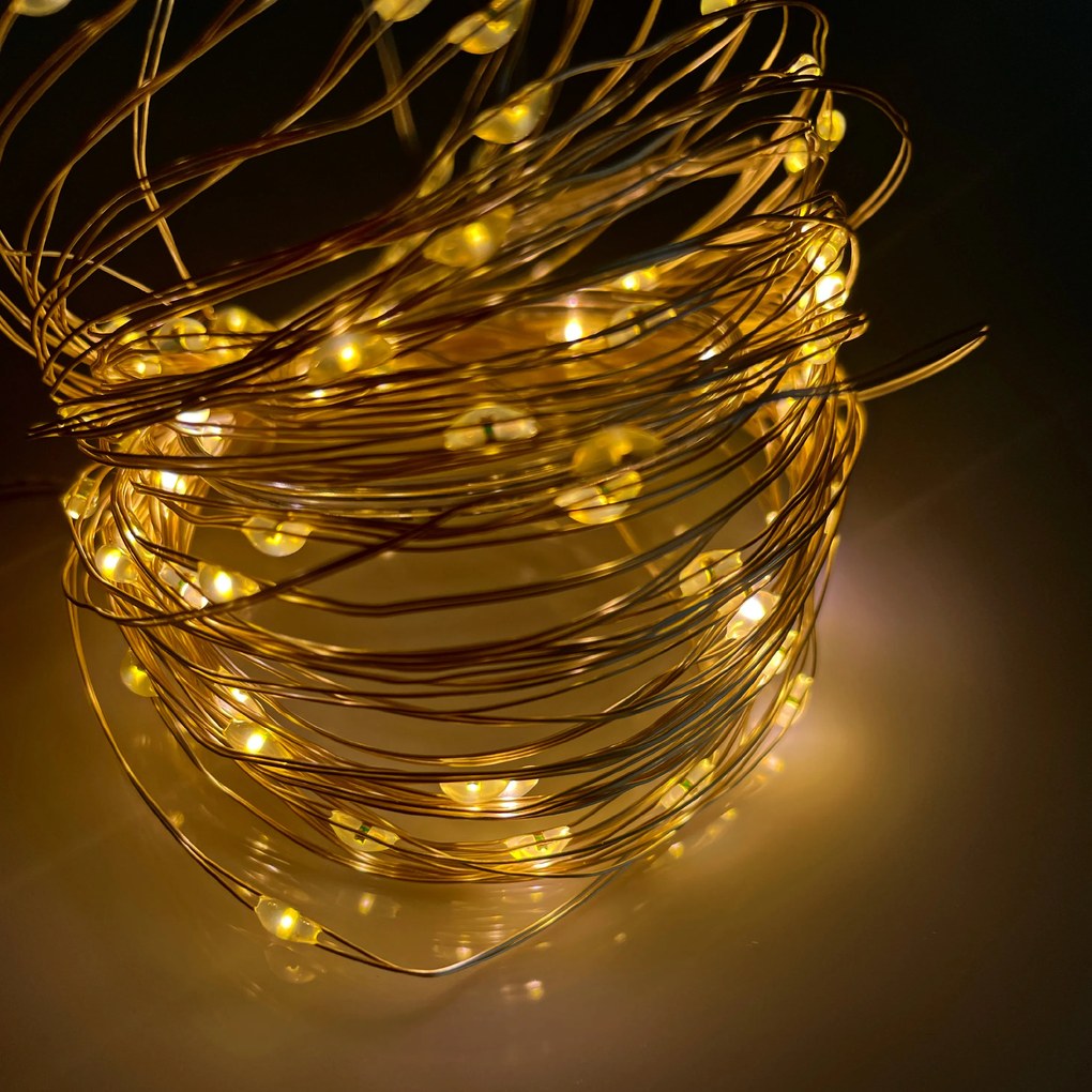 PIPPER | LED svetelná reťaz na baterky - 12 m