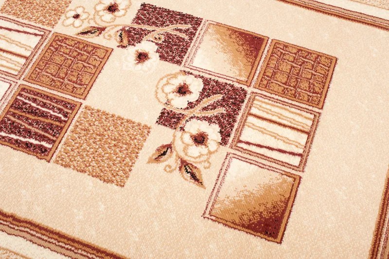 TA Koberec F742A SVETLÝ BÉŽOVÝ ATLAS PP Rozmer: 250x350 cm