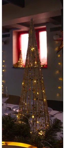 Retlux - LED Vianočná dekorácia LED/2xAA 40 cm kužeľ