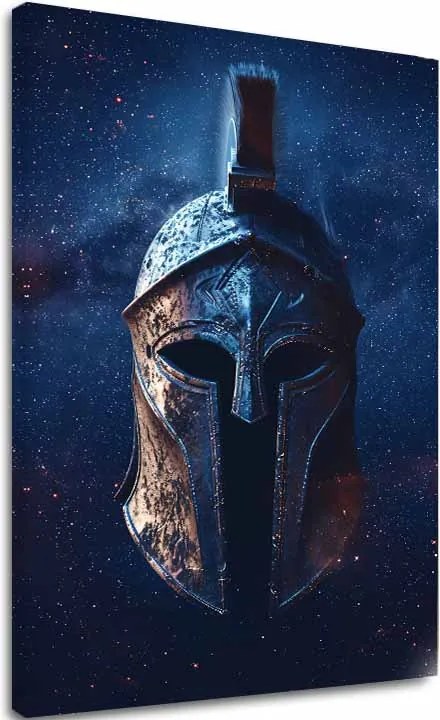Obraz na plátne Spartan Warrior - Symbol Odvahy