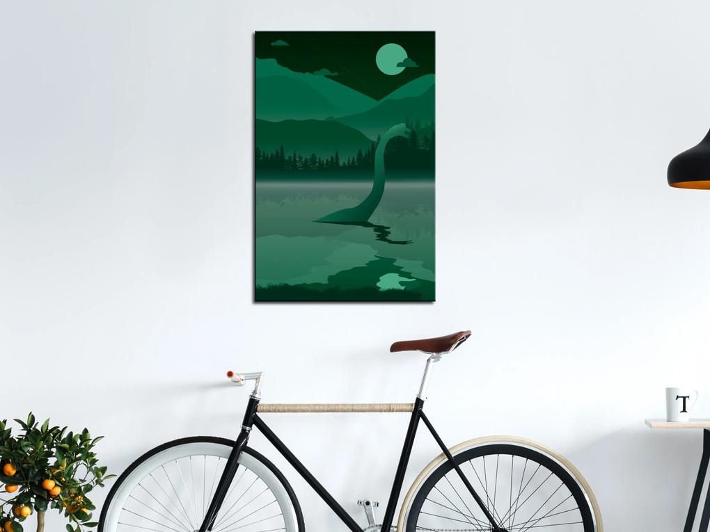 Artgeist Obraz - Loch Ness (1 Part) Vertical Veľkosť: 40x60, Verzia: Na talianskom plátne