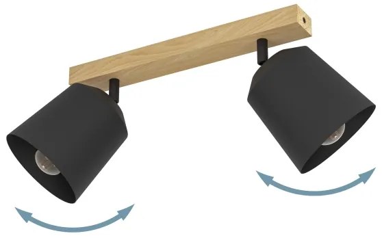 Eglo 900432 - Bodové svietidlo COTORRO 2xE27/25W/230V