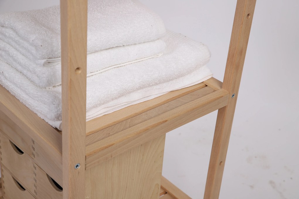 Bukový regál RLB 184x38x38