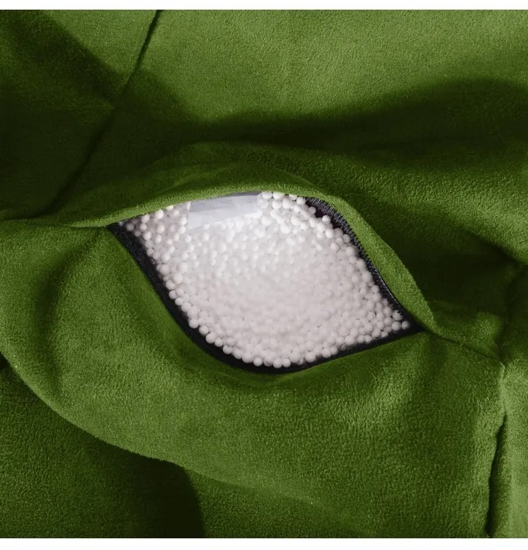 Sedací vak leňošník zelený EMI