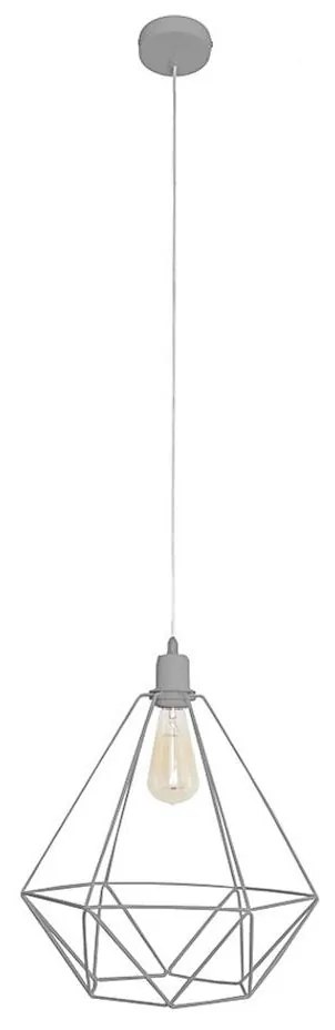 Luster KARO LARGE 1xE27/15W/230V šedá