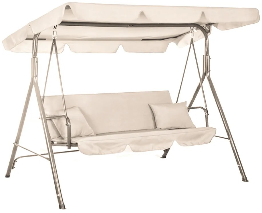 Záhradná hojdačka BestBerg BBGS-10BE / béžová