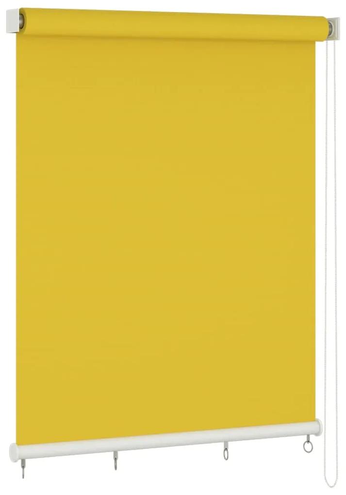 vidaXL Vonkajšia zatemňovacia roleta 200x140 cm žltá