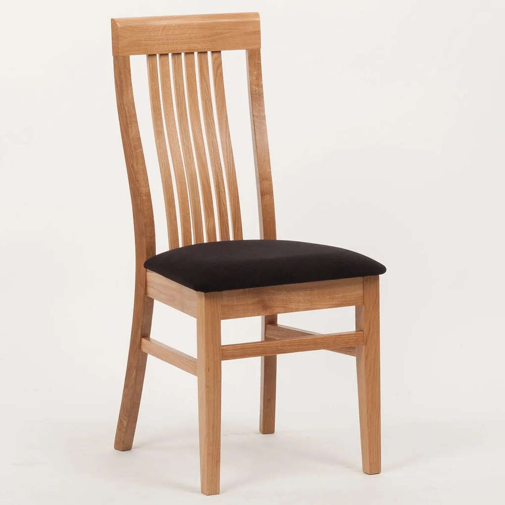 ITTC Stima Dubová stolička TAKUNA čalúnená Vyberte látku ->: VELVET svetlo hnedá 46