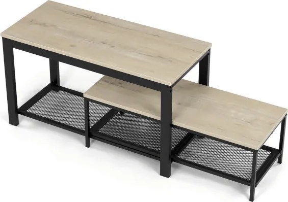 Set dvoch botníkov prírodný ABO-W2124 SON (2 ks)