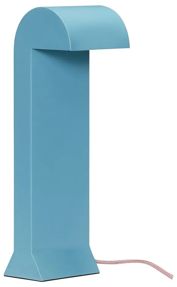 Modrá LED stmievateľná stolová lampa (výška 34 cm) Soothe – Hübsch