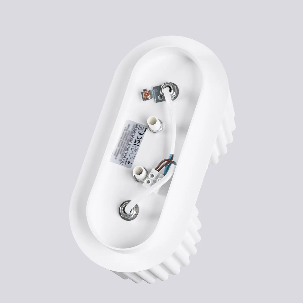 Stropné svietidlo Aura, 2x biele hliníkové tienidlo, (10 cm)