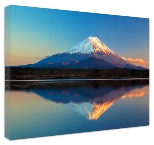 Obraz na plátně, Japonská sopka hora Fudži - 100x70 cm
