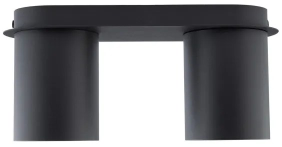 Stropné svietidlo CREEP 2xGU10/25W/230V čierna