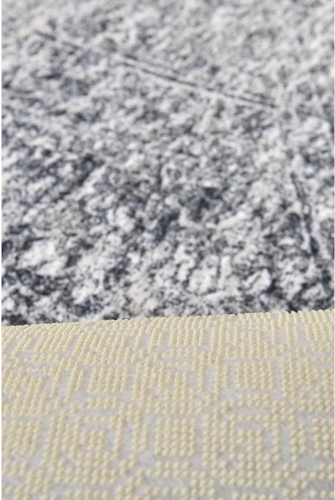 Sivá kúpeľňová predložka ø 100 cm Evidence – Foutastic