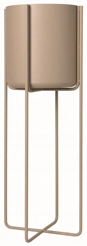 Květináč Blomus KENA s podstavcem V.80cm béžový