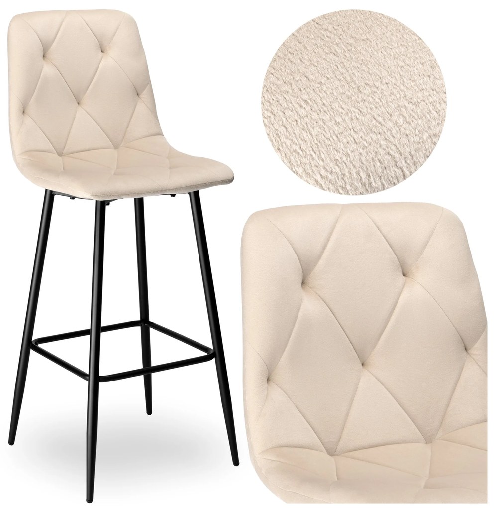 Barová stolička KINGSTON béžová