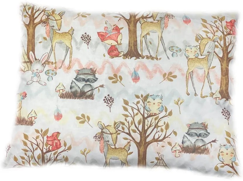 INTERMEDIC SK Set Intermedic do kočíka Lesík/minky hnedá 100x75/40x30 cm