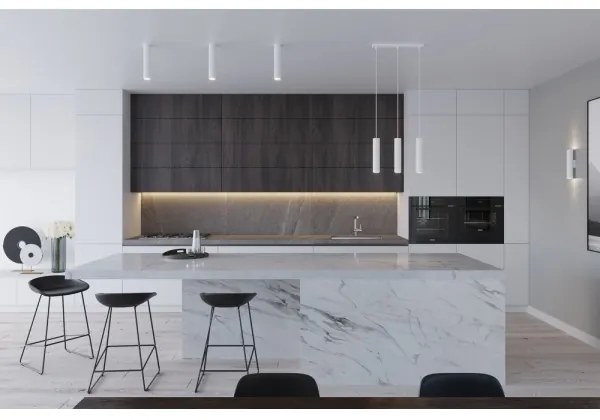 Sollux SL.0323 - Luster na lanku LAGOS 1 1xGU10/10W/230V biela