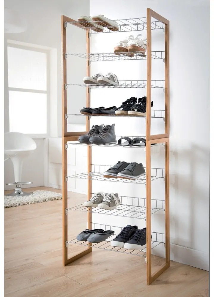 Štvorposchodový stojan na topánky Compactor