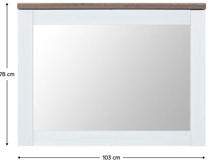 Zrkadlo TEINA LUS103, borovica canyon