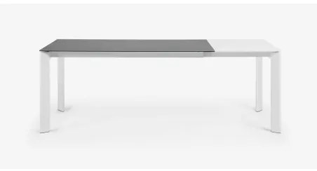 AXIS PORCELAIN WHITE rozkladací jedálenský stôl 160 (220) cm