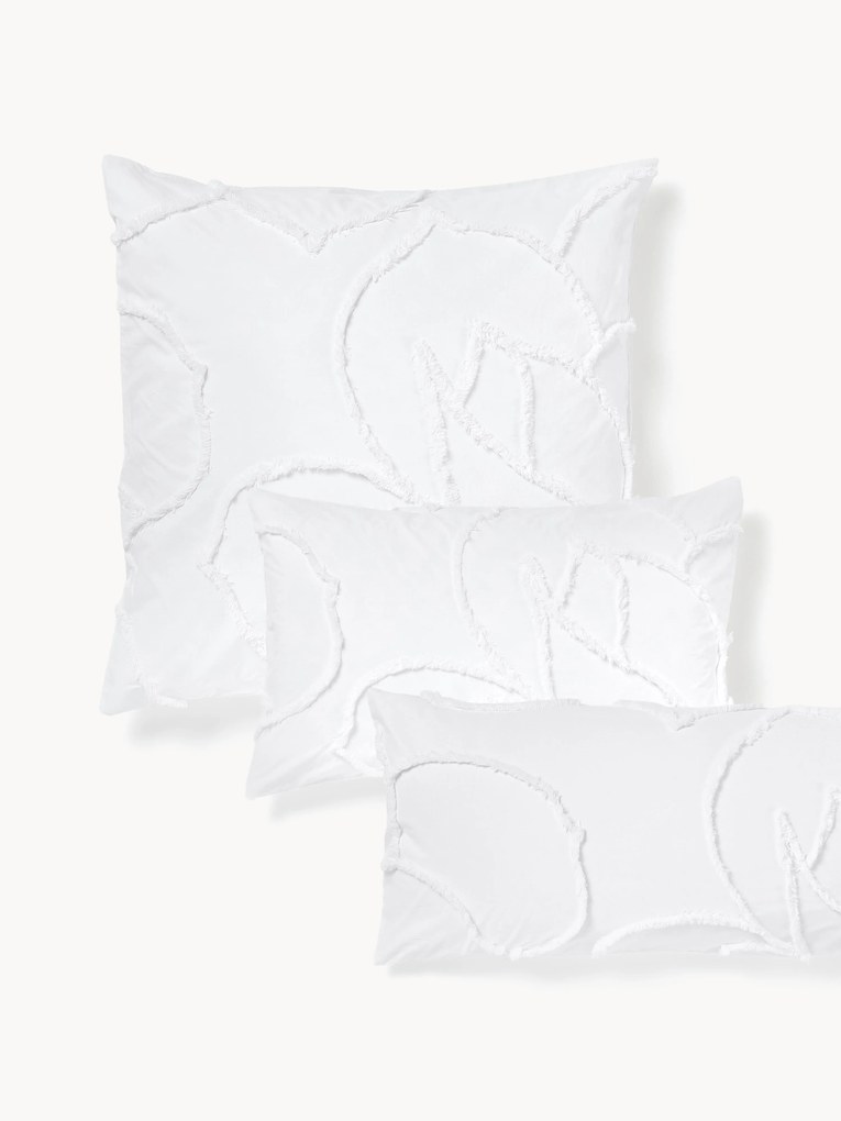 Obliečka na vankúš z bavlneného perkálu's tuftovaným dizajnom Madeline