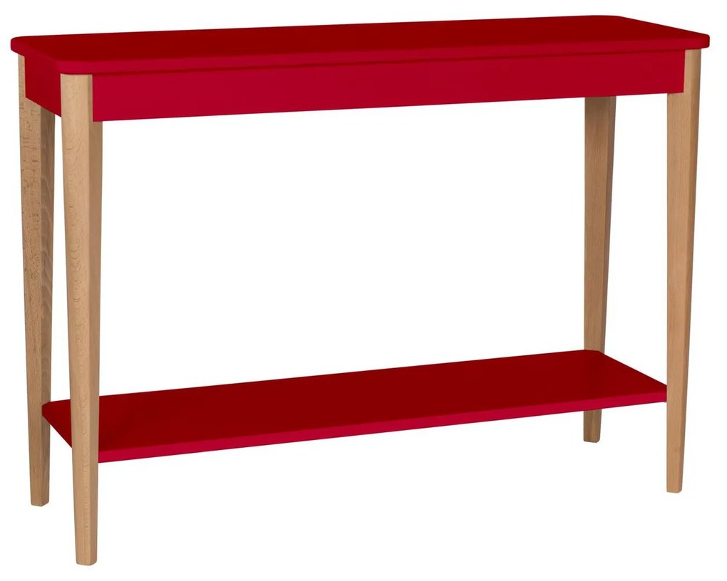 RAGABA Ashme konzolový stôl široký, červená