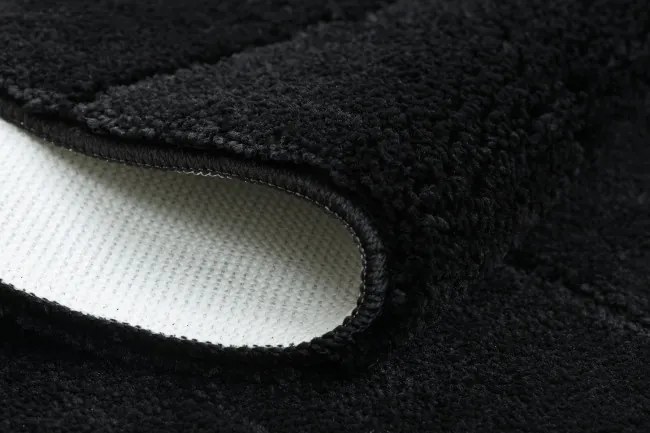 Sada kúpeľňových koberčekov SUPREME LINES línie, čierna