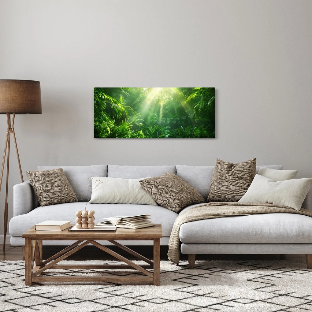 Obraz - Dažďový prales (120x50 cm)