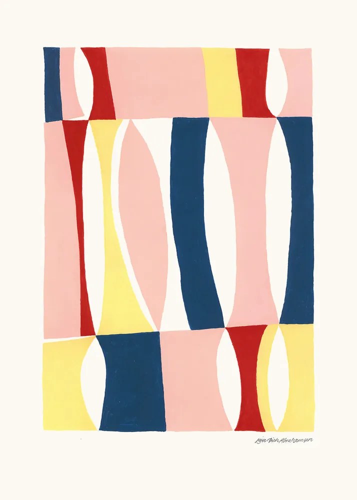 Moikka Plagát Polka by Leise Dich Abrahamsen 30x40 cm