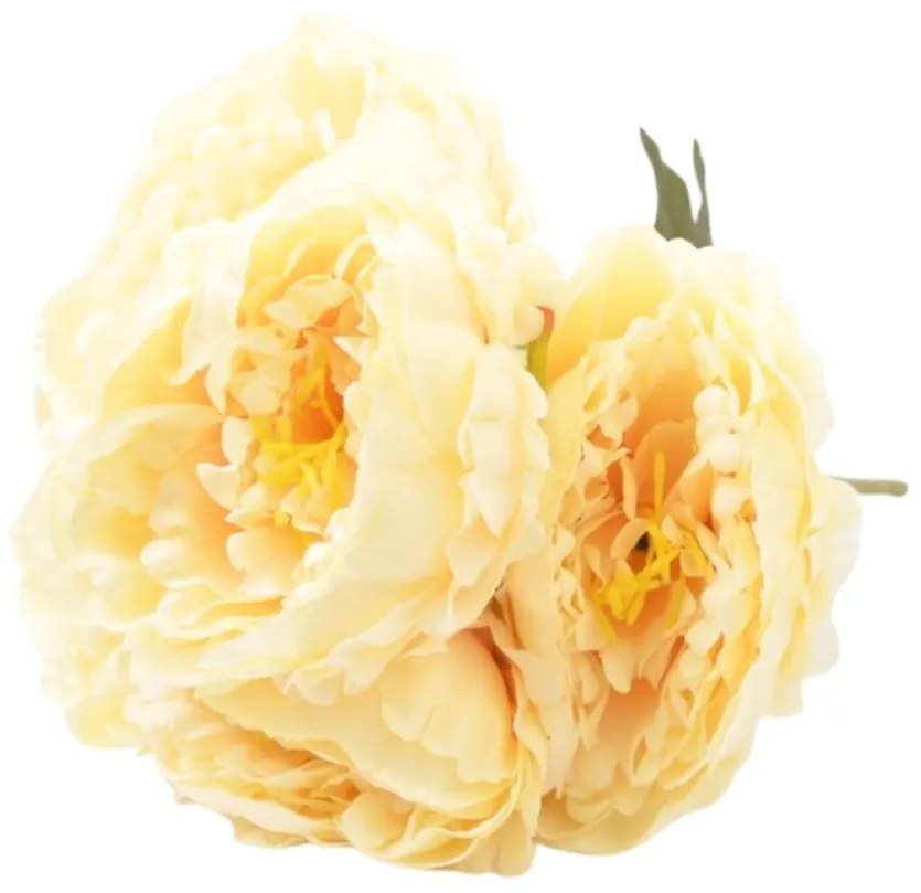 Kytica Paeonia 44cm krémová A2130219