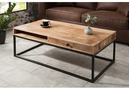 Konferenčný stôl 39293 100x60cm Drevo Mango - PRODUK JE SKLADOM - 2Ks - Komfort-nábytok