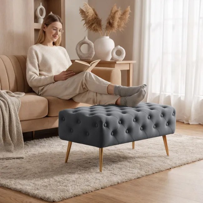 Taburetka MADRID sivá