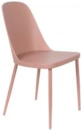 Jídelní židle PIP ZUIVER,plast růžová White Label Living 1100428