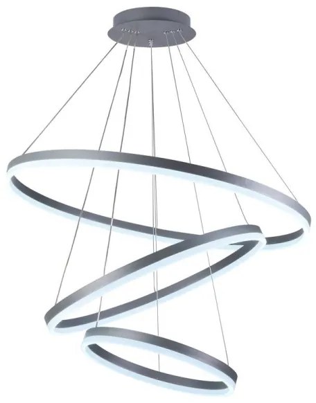 LED Stmievateľný luster na lanku LED/125W/230V 3000-6500K + diaľkové ovládanie