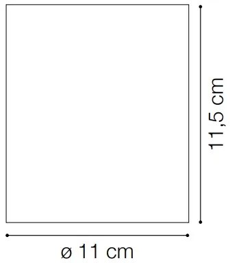 IDEAL LUX Vonkajšie stropné svietidlo GUN, strieborné