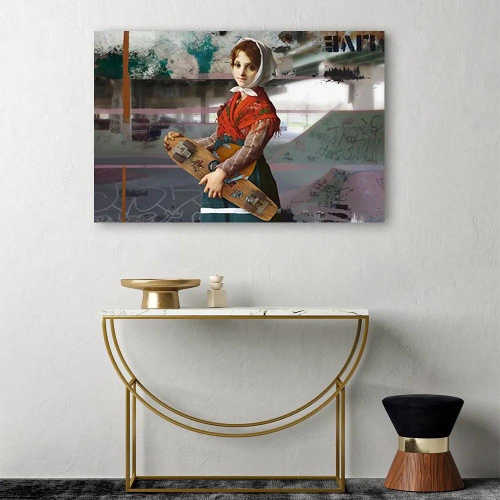 Gario Obraz na plátne Dievčatko s doskou - Jose Luis Guerrero Rozmery: 60 x 40 cm