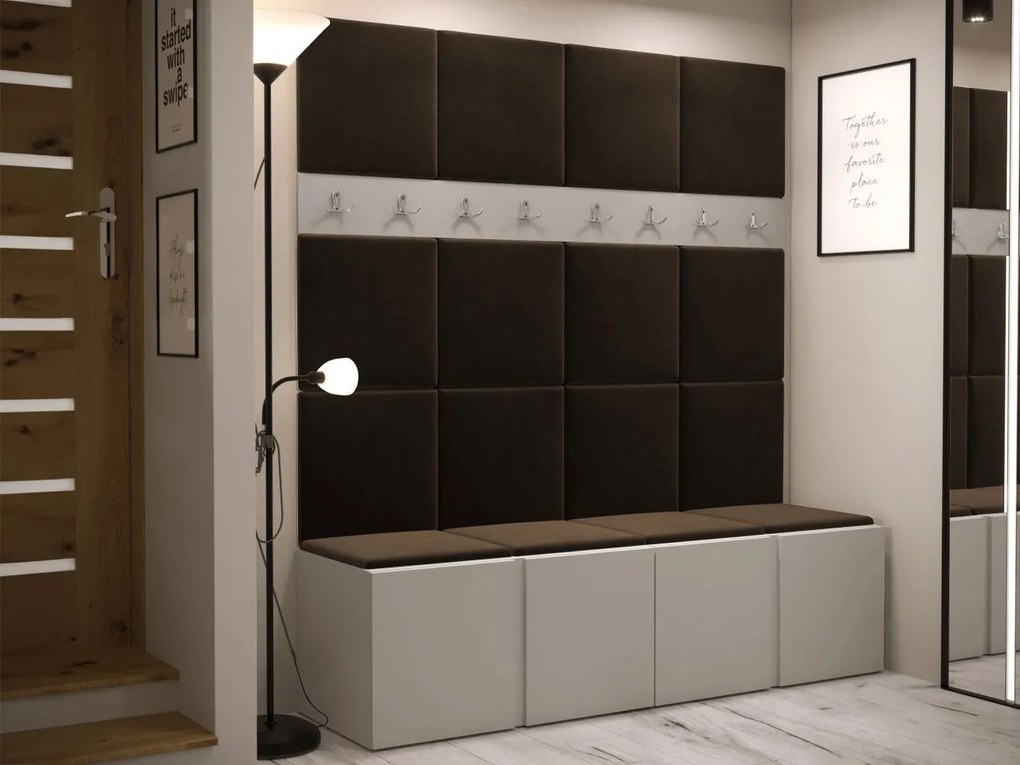 Predsieňová zostava Tavasz V, Farby: kašmír, Farba čalúnenia:: Manila 04