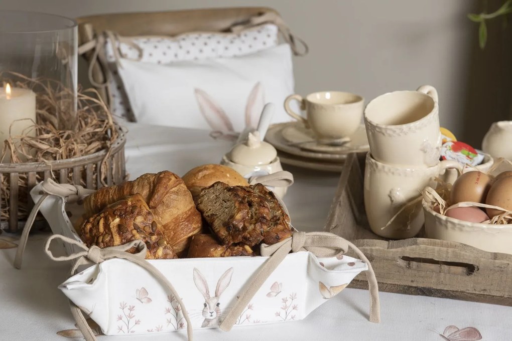Kuchynská utierka s veľkonočným motívom Rustic Easter Bunny - 50 * 70 cm0*70 cm