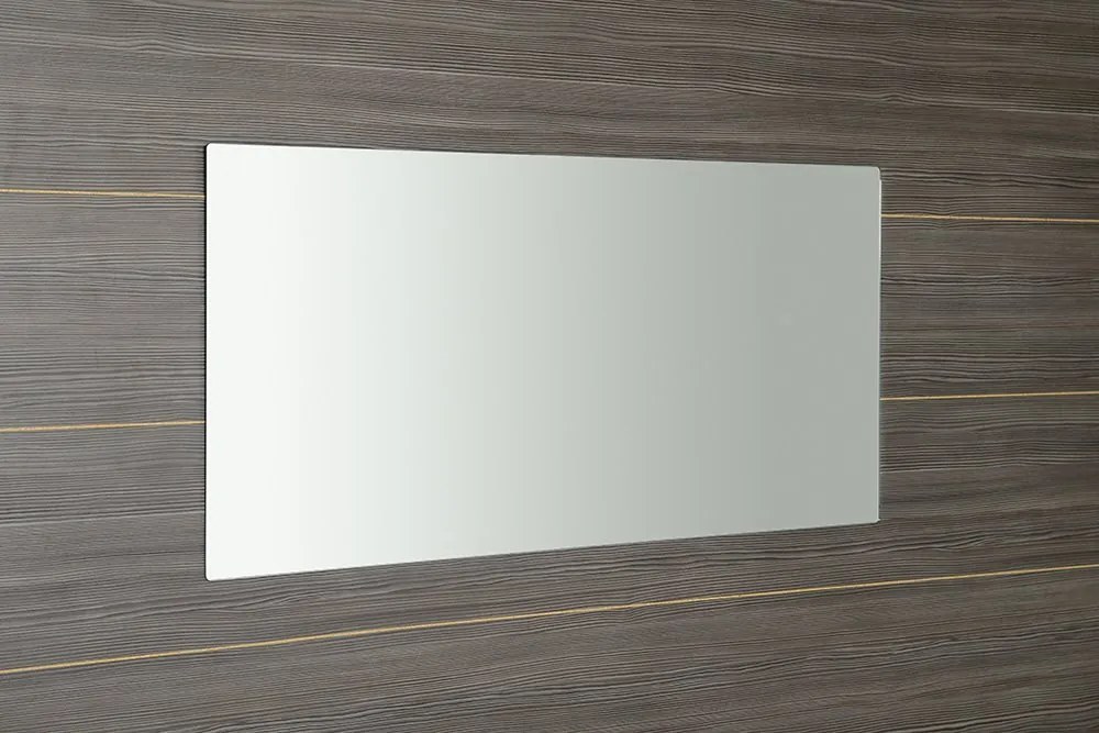 Sapho Sapho, PLAIN zrkadlo 120x60cm, zaoblené rohy, bez uchytenia, 1501-29