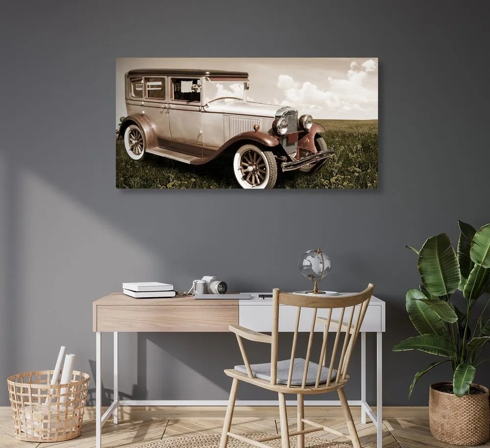 Obraz retro americký automobil Varianta: 120x60