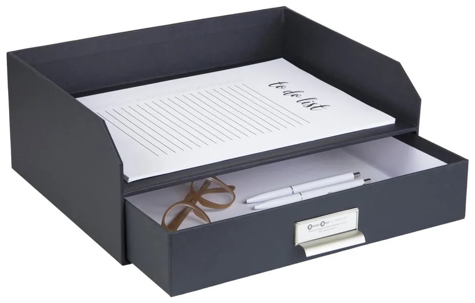 Kartónový organizér na dokumenty so zásuvkou Walter – Bigso Box of Sweden