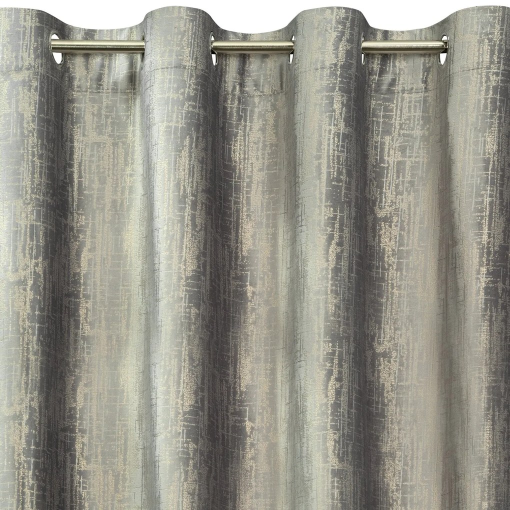 ZATEMŇOVACÍ ZÁVES NA KRÚŽKOCH MARSALA 140X250 CM STRIEBORNÁ