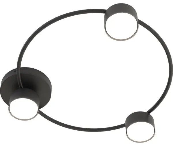 Stropné svietidlo LUCIO 3xGX53/12W/230V čierna