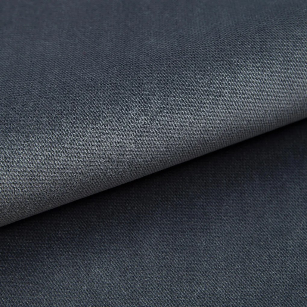 Tmavo sivá rozkladacia rohová pohovka ZENOVA 220x140 cm, obojstranná