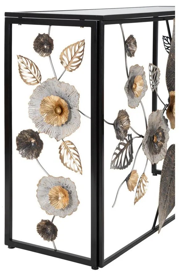 Čierny konzolový stolík 42x112 cm Glam Dark – Mauro Ferretti