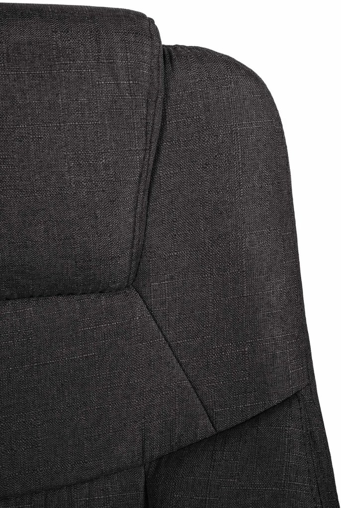 Design-Shop Kancelárska XXL stolička Apol látka - Tmavo sivá