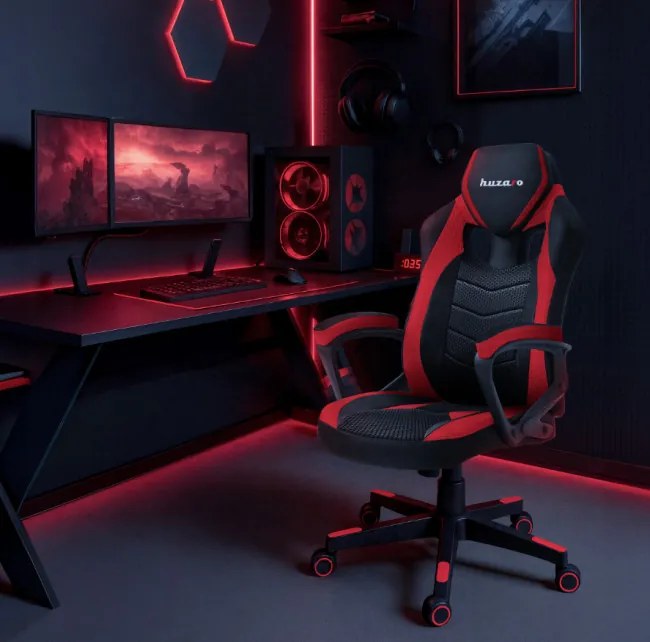 Herná stolička Force 2.5 Red Mesh